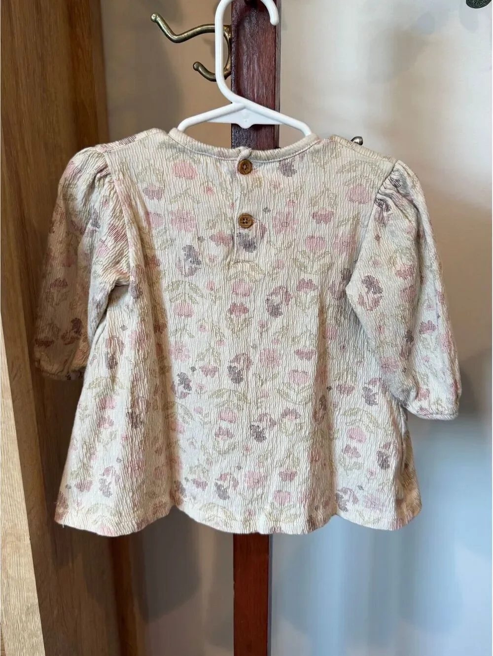 Modern Moments Baby Girl Floral Long Sleeve Dress 12M